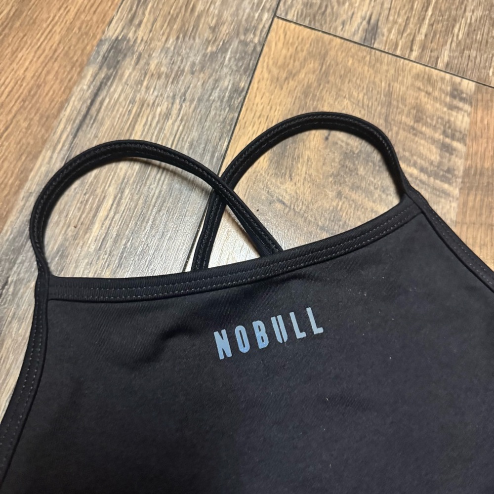 NOBULL Midnight Black Athletic Bra - Picture 2 of 5